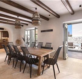 5 bedroom villa with indoor and outdoor pool in Chania town, sleeps 10